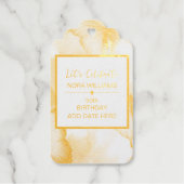 Butterfly Birthday Geschenkanhänger (Vorderseite)