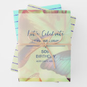 Butterfly Birthday Geschenkpapier Set (Beispiel)