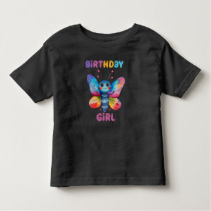Butterfly Birthday Girl Kleinkind T-shirt