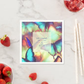 Butterfly Birthday Paper Serviette (Beispiel)