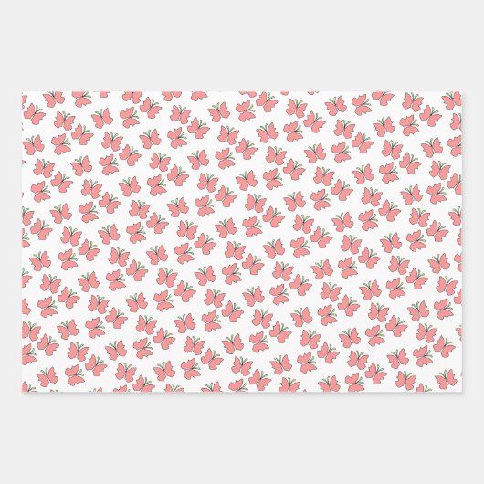 Butterfly Birthday Party Geschenkpapier Set (Vorderseite)