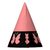 Butterfly Birthday Party Partyhütchen (Rückseite)