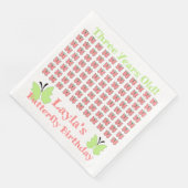 Butterfly Birthday Party Serviette (Ecke)