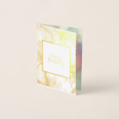 Butterfly Birthday Personalisiert Foil Card Folienkarte (Vorderseite)