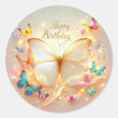 Butterfly birthday sticker  (Vorderseite)