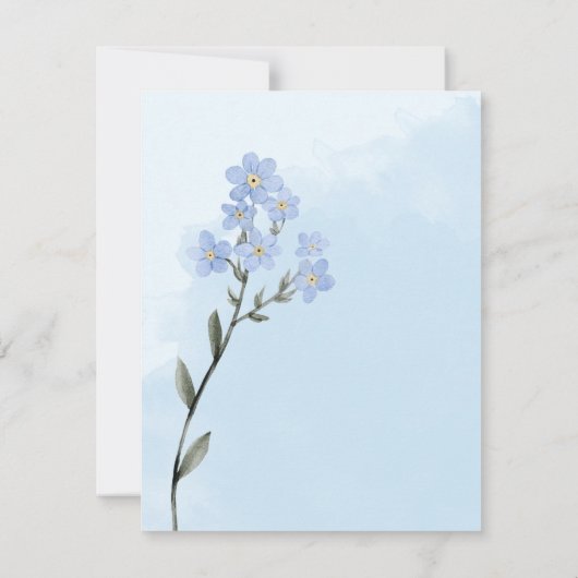 "Butterfly Birthday Wish" (Rückseite)