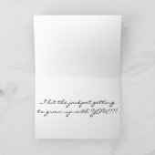 BUTTERFLY BIRTHDAY WÜNSCHT "MEIN BESONDERER SCHWES KARTE (Innenseite)