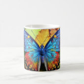 Butterfly-Blätter Tranquil Friedlich Kaffeetasse (Mittel)