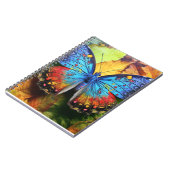 Butterfly-Blätter Tranquil Friedlich Notizblock (Linke Seite)