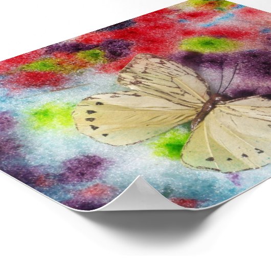 Butterfly Blessing Poster (Ecke)