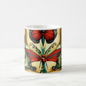 Butterfly Bliss - farbenfrohe Coffee Cup Designs Kaffeetasse (Mittel)