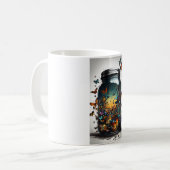 Butterfly Bliss Keramik Tasse" Kaffeetasse (Vorderseite Links)