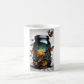 Butterfly Bliss Keramik Tasse" Kaffeetasse (Mittel)