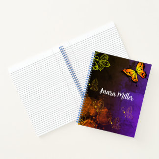 Butterfly Bliss Lined Journal Notizblock