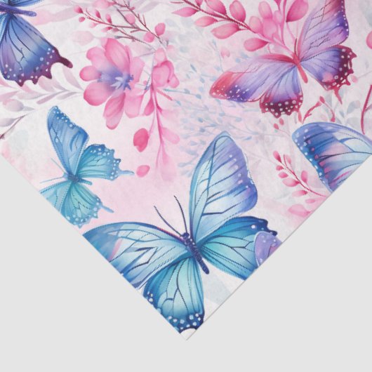 Butterfly Bliss Muster Decoupage Seidenpapier (Ausschnitt)