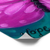 Butterfly Bliss Poster (Ecke)