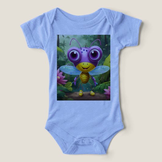 Butterfly Bliss: Spielerische Baby-T-Shirts (Design Vorderseite)