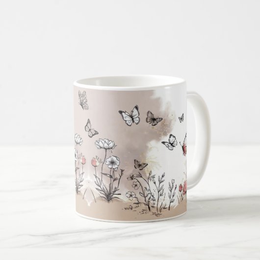 Butterfly Bliss Tasse (VorderseiteRechts)