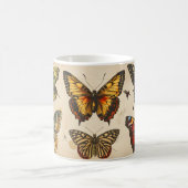 Butterfly Bliss: Vintag Kaffeetasse (Mittel)