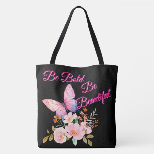 Butterfly & Blooms Nature Tasche (Rückseite)