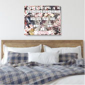 Butterfly Blossoms Foto Familienbaum Leinwand Kuns (Insitu (Schlafzimmer))