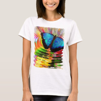 Butterfly Blue behalt dein Shirt an, bekomme keine