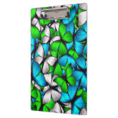 Butterfly Blue Gray Hive | Schmetterlingsklammer Klemmbrett (Links)