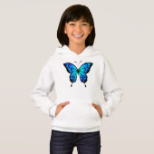 Butterfly Blue Insect Illustration-20284 T - Shirt (Vorne ganz)
