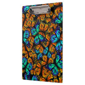 Butterfly Blue Orange Hive | Schmetterlingsklammer Klemmbrett (Links)