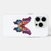 Butterfly Blue Orange Wings Case-Mate iPhone Hülle (Rückseite (Horizontal))