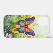 Butterfly Blue Orange Wings Case-Mate iPhone Hülle (Rückseite (Horizontal))