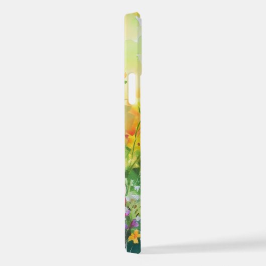 Butterfly Blue Orange Wings iPhone Hülle (Rechte Seite)