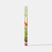 Butterfly Blue Orange Wings iPhone Hülle (Linke Seite)