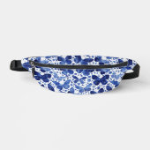 Butterfly Blue Watercolor Bauchtasche (Vorderseite)