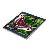 Butterfly Blues Tiles Fliese (Seite)