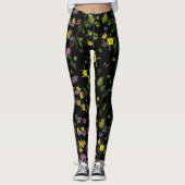 Butterfly-Blume Leggings (Vorderseite)