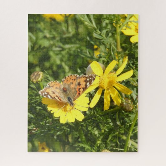 Butterfly Blume Puzzle (Vertikal)