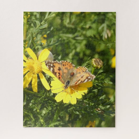 Butterfly Blume Puzzle (Vertikal)