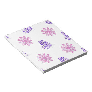 Butterfly & Blumen Notepad Notizblock