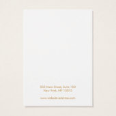 Butterfly Boho Earring Display Card (Rückseite)