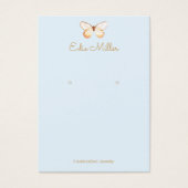 Butterfly Boho Earring Display Card (Vorderseite)