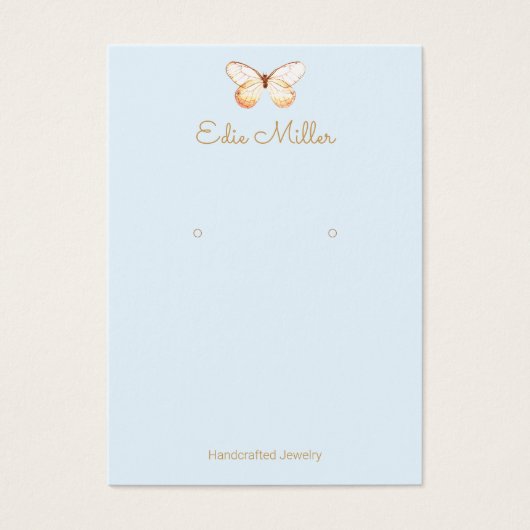 Butterfly Boho Earring Display Card (Vorderseite)