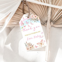 Butterfly Boho Floral Girl Geburtstagsgeschenke Ta