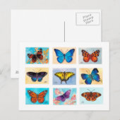 Butterfly Bonanza Postcard Postkarte (Vorne/Hinten)