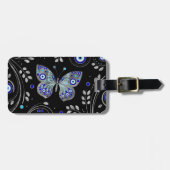 Butterfly-Böses Aug Gepäckanhänger (Vorderseite horizontal)