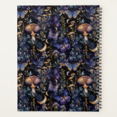 Butterfly Botanical Celestial Mystical Pattern Planer (Rückseite)