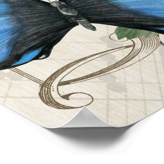 Butterfly Botanical Garden Poster (Ecke)