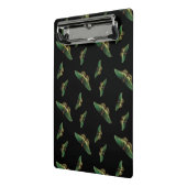 Butterfly Botanische Blume Schwarz-Weiß Mini Klemmbrett (Gewinkelt2)