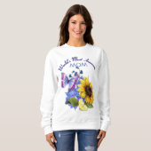 Butterfly Bouquet für Mama Sweatshirt (Vorne ganz)