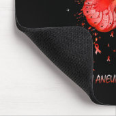 Butterfly-Brain Aneurysm-Awareness-Band Mousepad (Ecke)